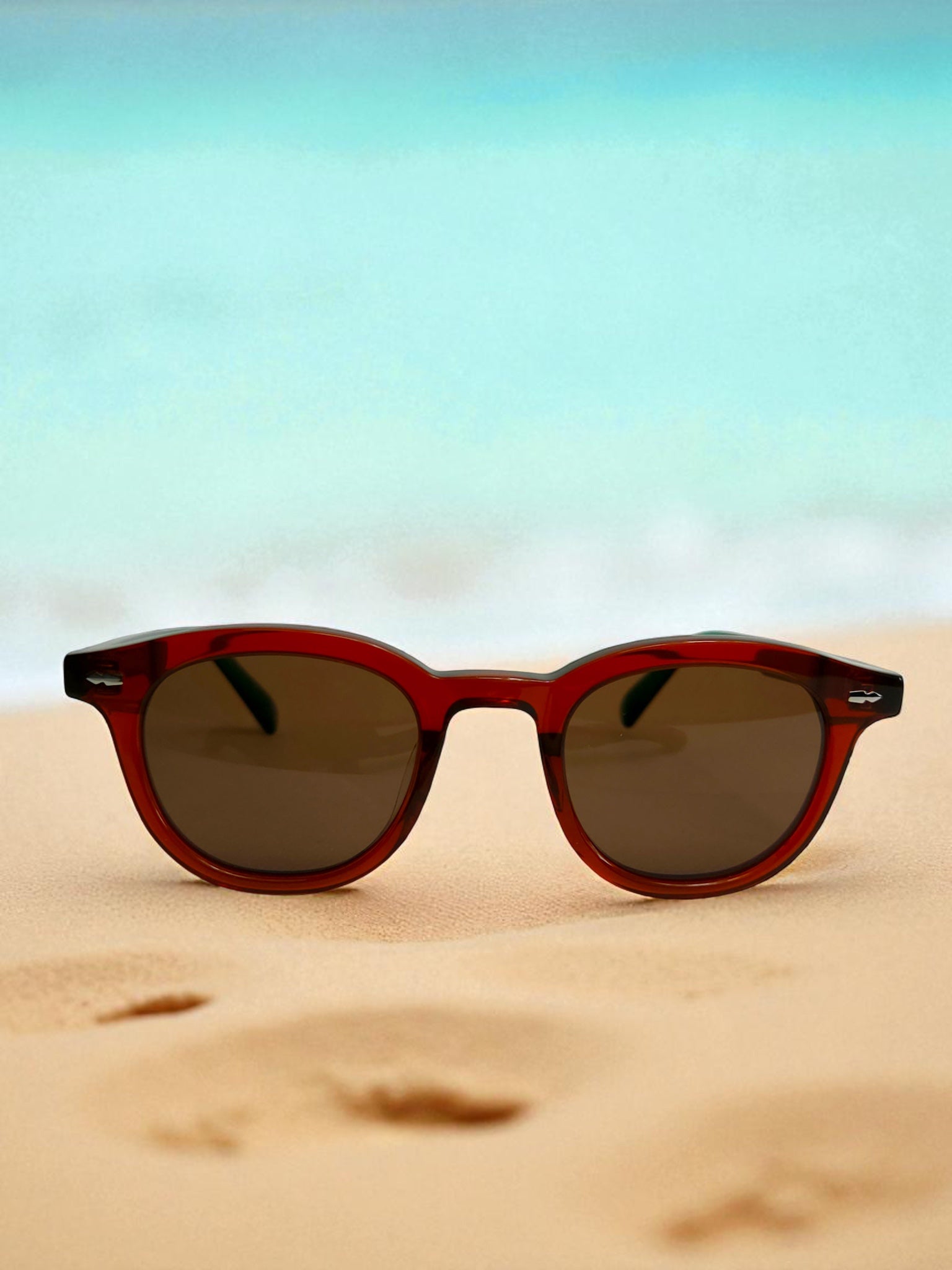 Wariruri Aura – Green Frame, Amber Lens